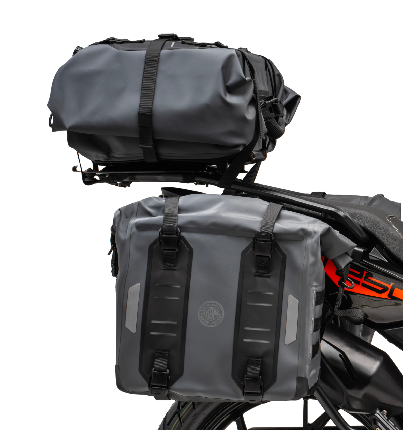 MB TAIL AND SIDE BAGS GREY