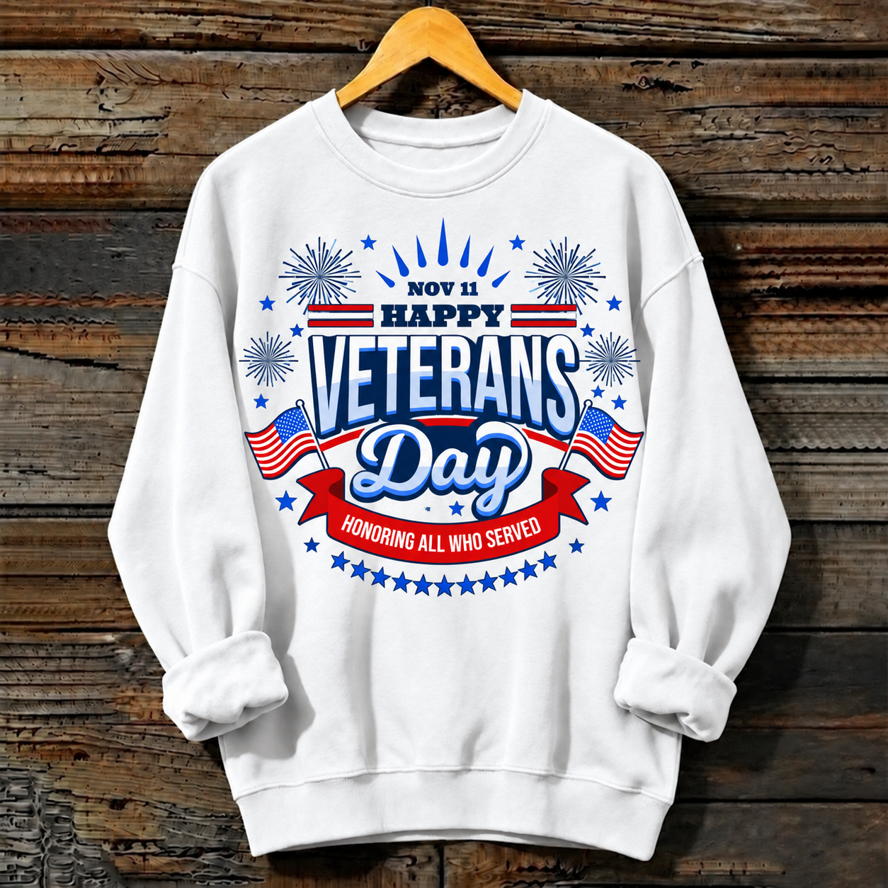 Women’s Veterans Day Crewneck Sweatshirt