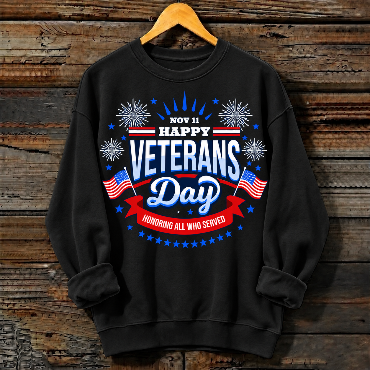 Women’s Veterans Day Crewneck Sweatshirt