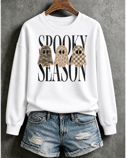 Women’s Spooky Season Ghost Sweatshirt