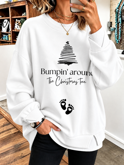 Christmas Pregnancy Announcement sweatshirt
