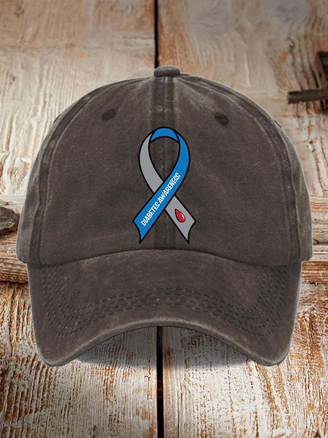 Casual Diabetes Awareness Baseball Cap