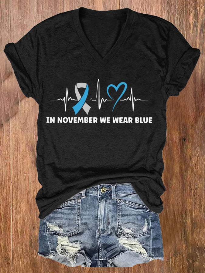 Women's Diabetes Awareness Month Casual T-Shirt