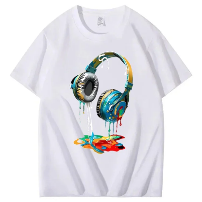 Vintage Headphones T-Shirt