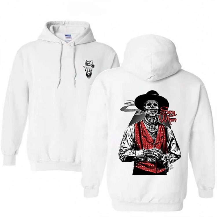 Say When Old West Death Dealers Thickened Hoodie