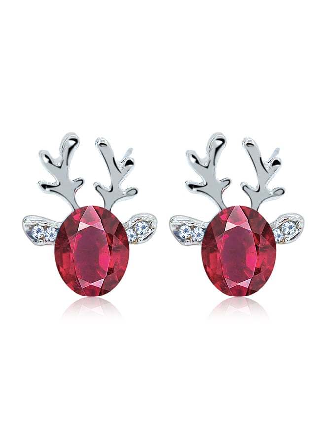 Women's Christmas Elk Stud Earrings