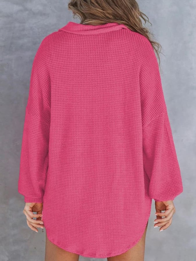 Women's Waffle Long Sleeve Shirt