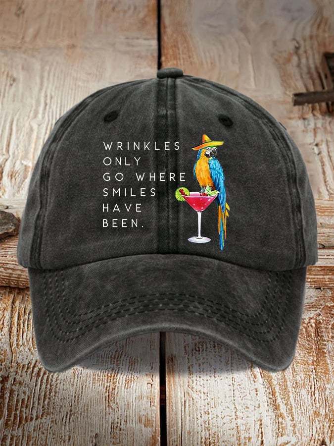 Retro Memorial Highway Print Baseball Cap