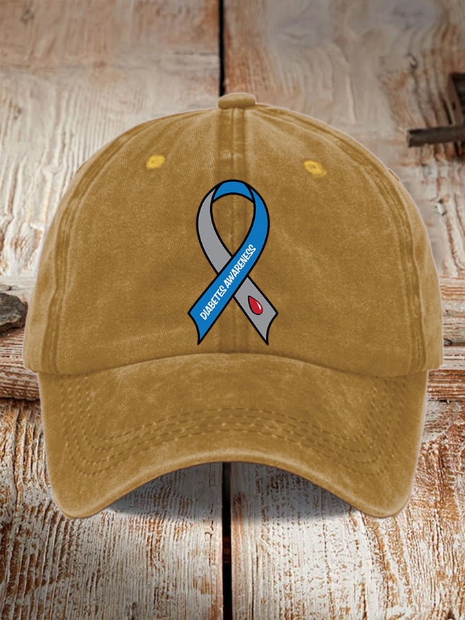 Casual Diabetes Awareness Baseball Cap