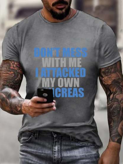 Men's Diabetes Awareness Casual T-Shirt