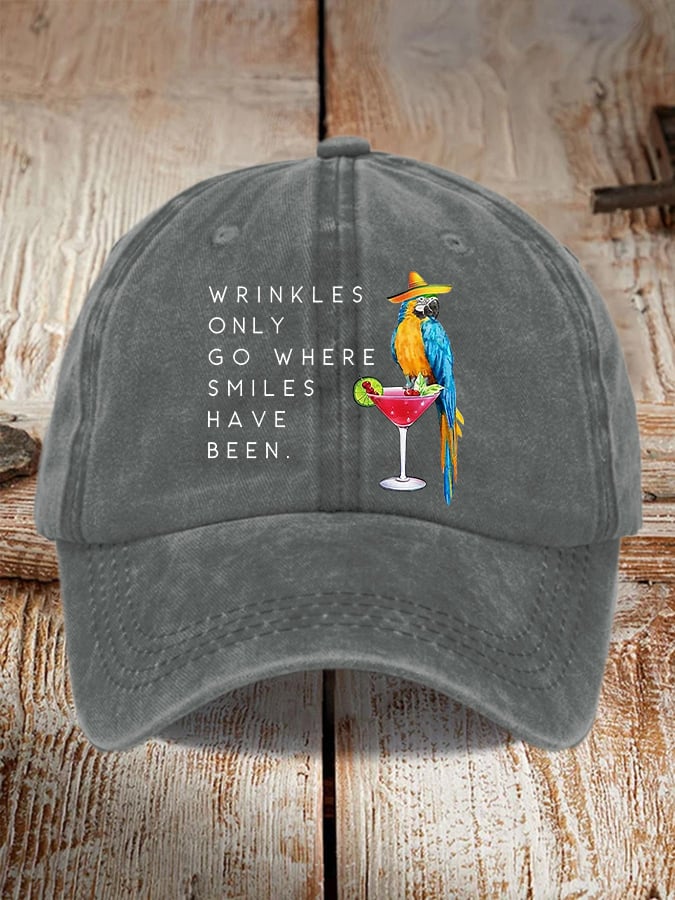 Retro Memorial Highway Print Baseball Cap