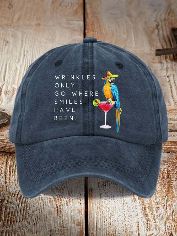 Retro Memorial Highway Print Baseball Cap