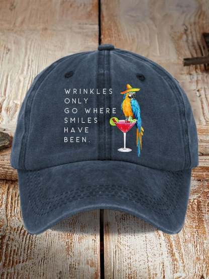 Retro Memorial Highway Print Baseball Cap