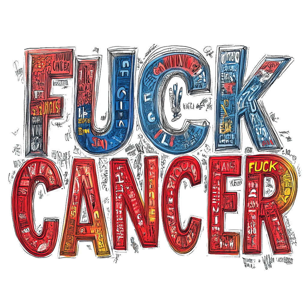 Men's Casual Hey Cancer Fuck You Printed Tank Top