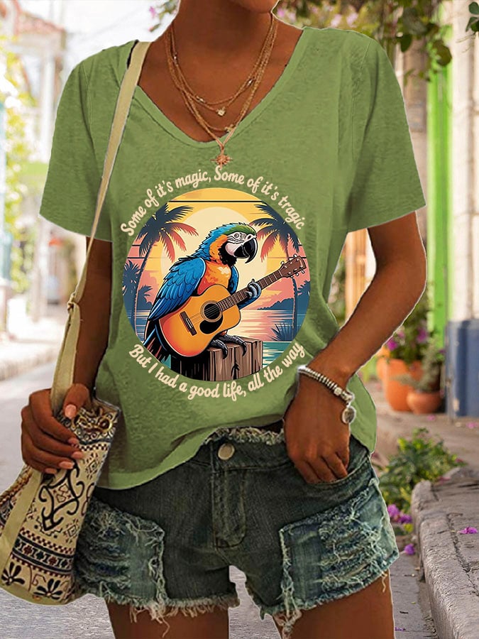 Women's Some Of It’s Magic Some Of It’s Tragic Print T-Shirt