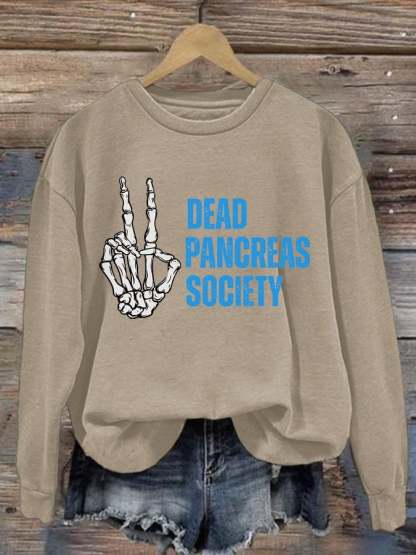 Women's Dead Pancreas Society Print Sweatshirt