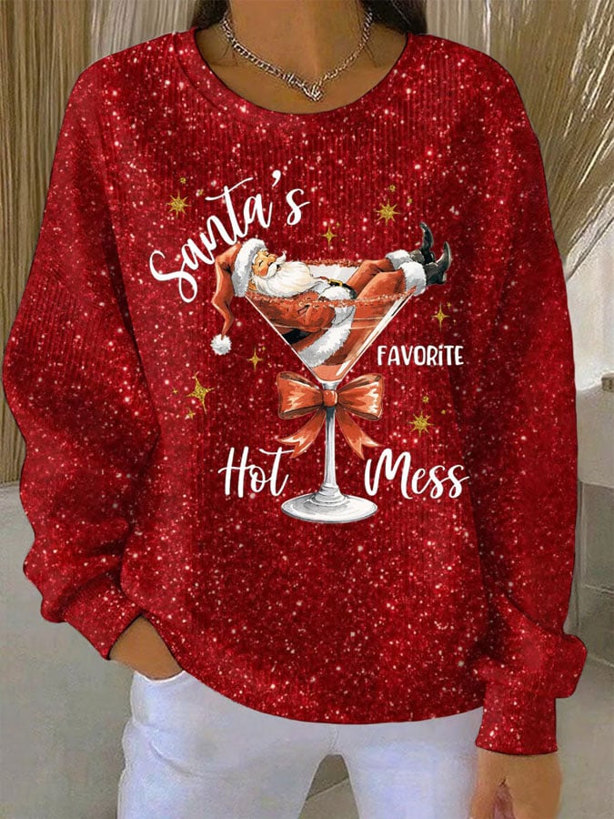 Women's Casual Christmas Sweatshirt