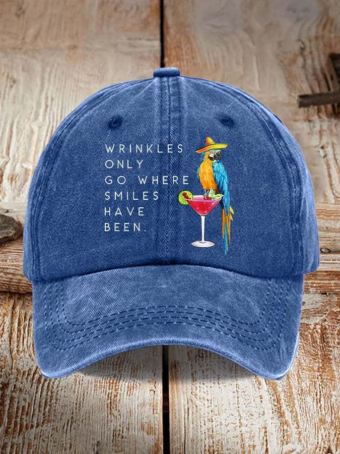 Retro Memorial Highway Print Baseball Cap