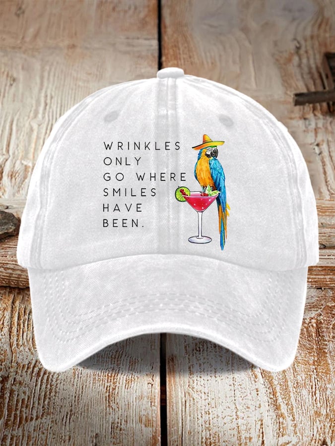 Retro Memorial Highway Print Baseball Cap