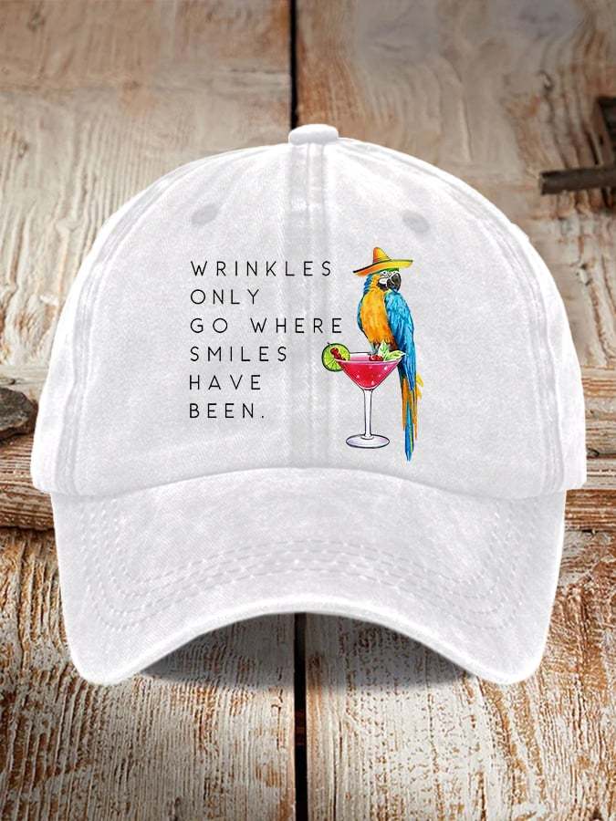 Retro Memorial Highway Print Baseball Cap