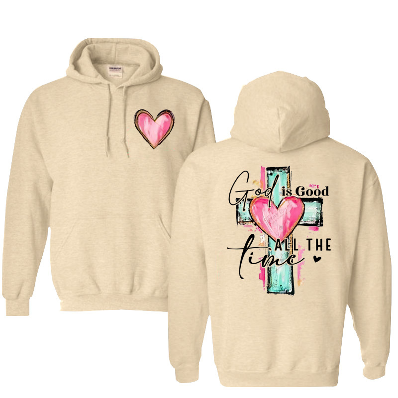 God Is Good All The Time  Pattern  Classic Hoodie
