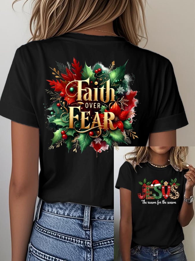 ✝️Women's casual faith T-shirt