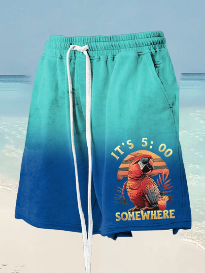 Men's Jimmy Buffett Day Printed Shorts