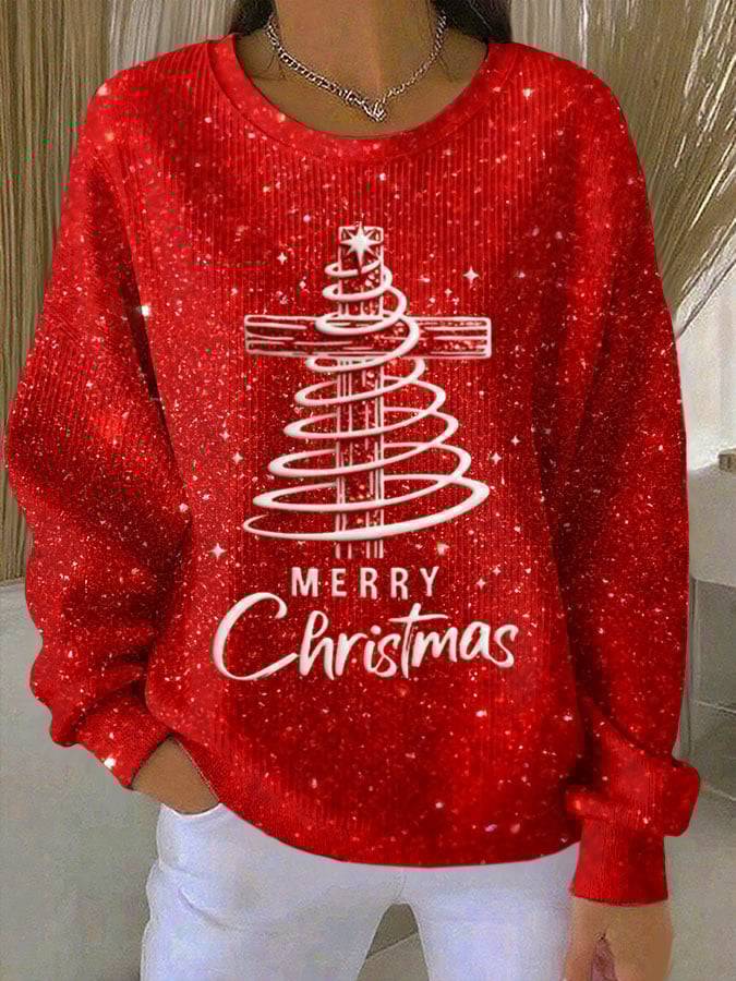 Women's Casual Christmas Sweatshirt