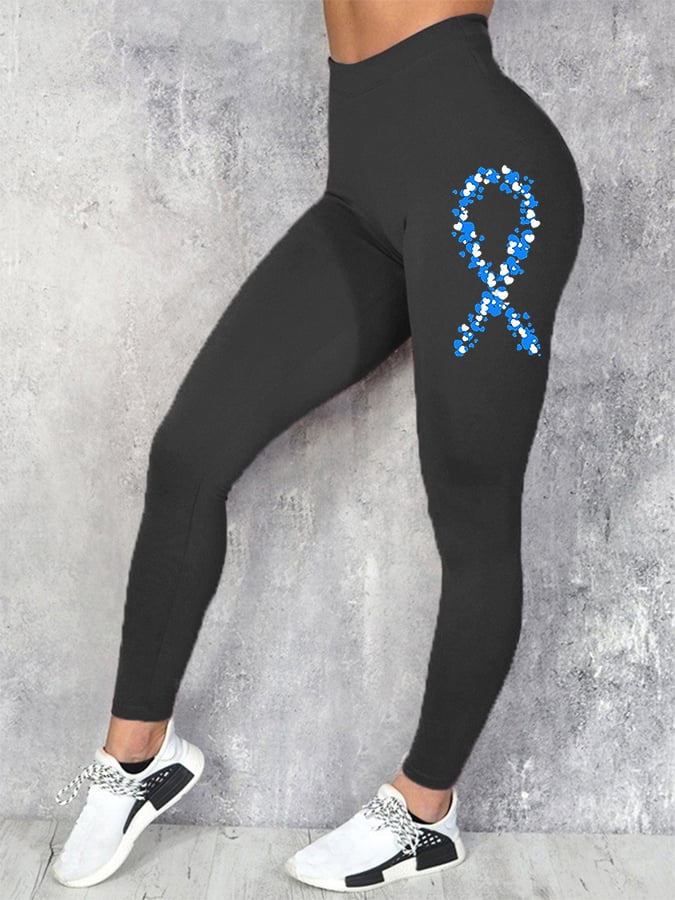 Women's Diabetes Awareness Leggings