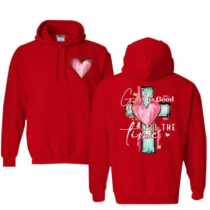 God Is Good All The Time  Pattern  Classic Hoodie