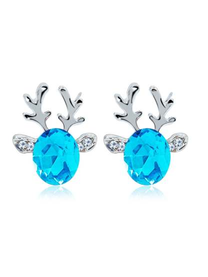 Women's Christmas Elk Stud Earrings