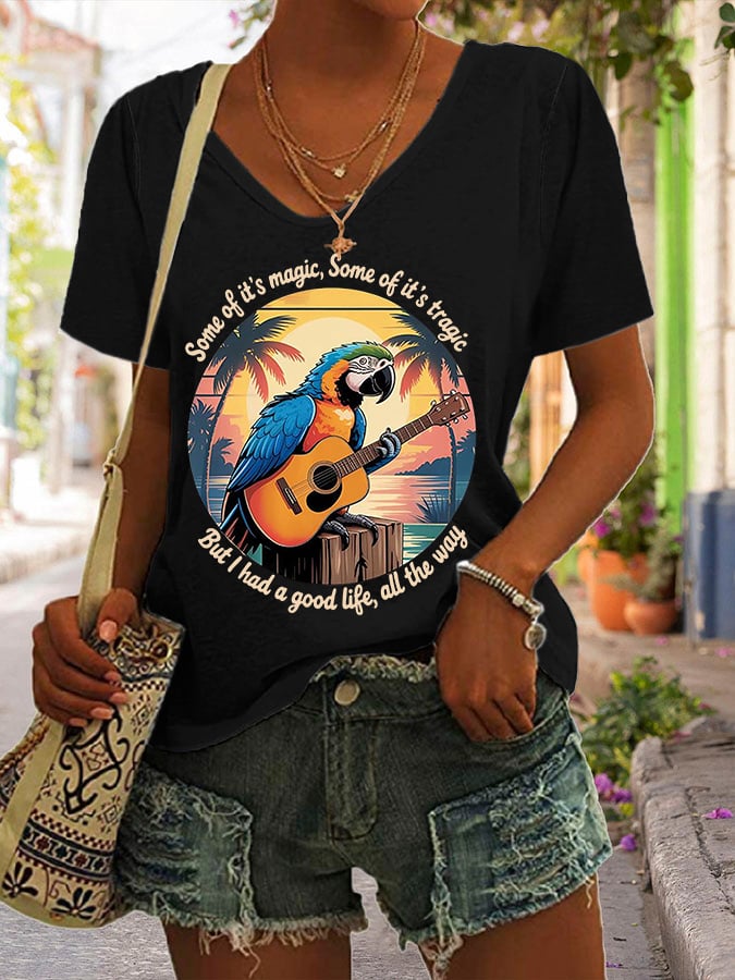 Women's Some Of It’s Magic Some Of It’s Tragic Print T-Shirt