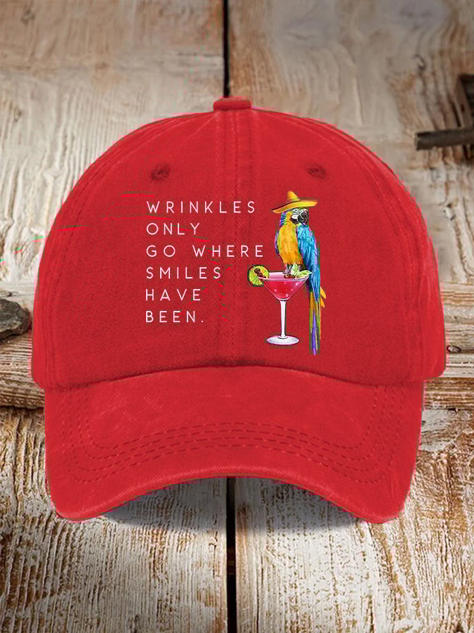 Retro Memorial Highway Print Baseball Cap