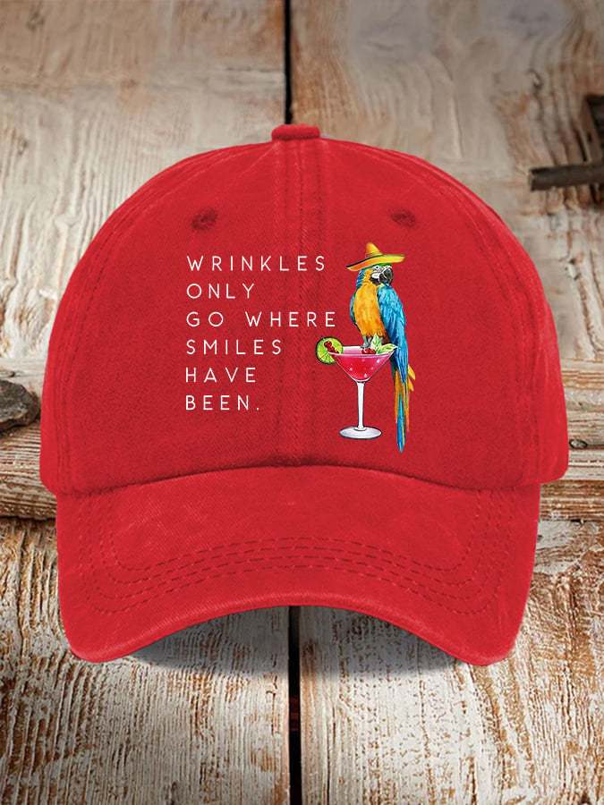 Retro Memorial Highway Print Baseball Cap