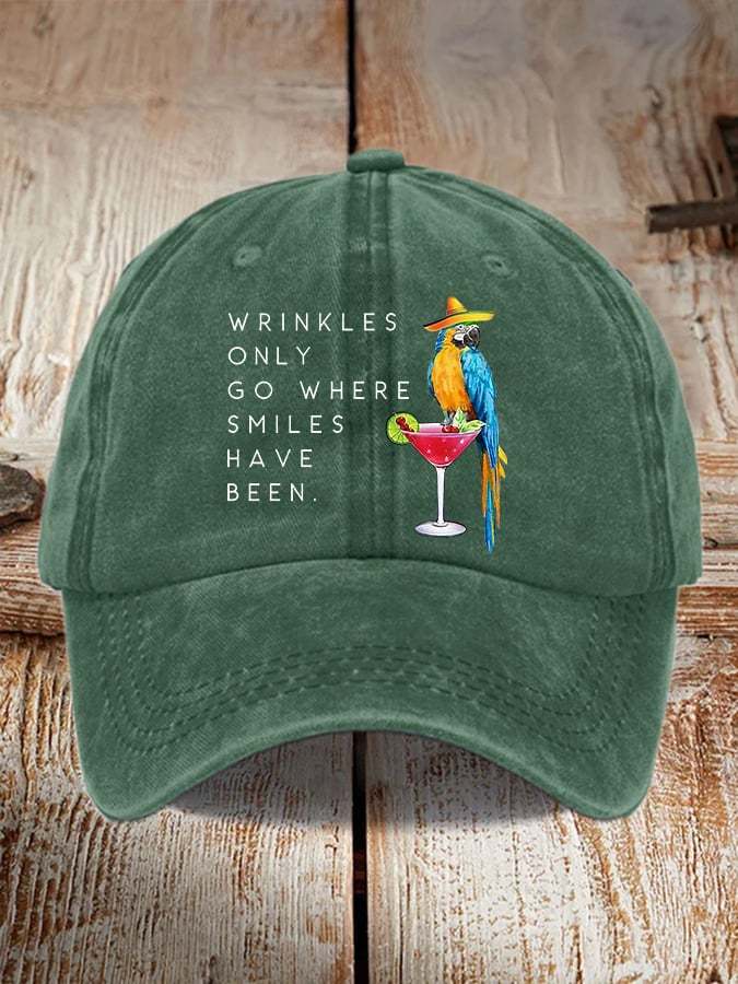 Retro Memorial Highway Print Baseball Cap