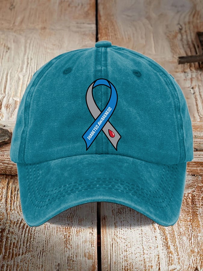 Casual Diabetes Awareness Baseball Cap