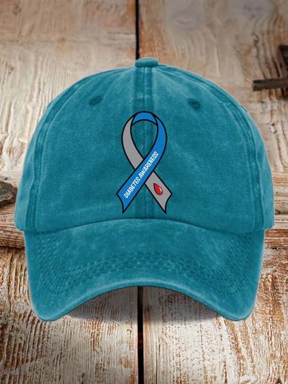 Casual Diabetes Awareness Baseball Cap
