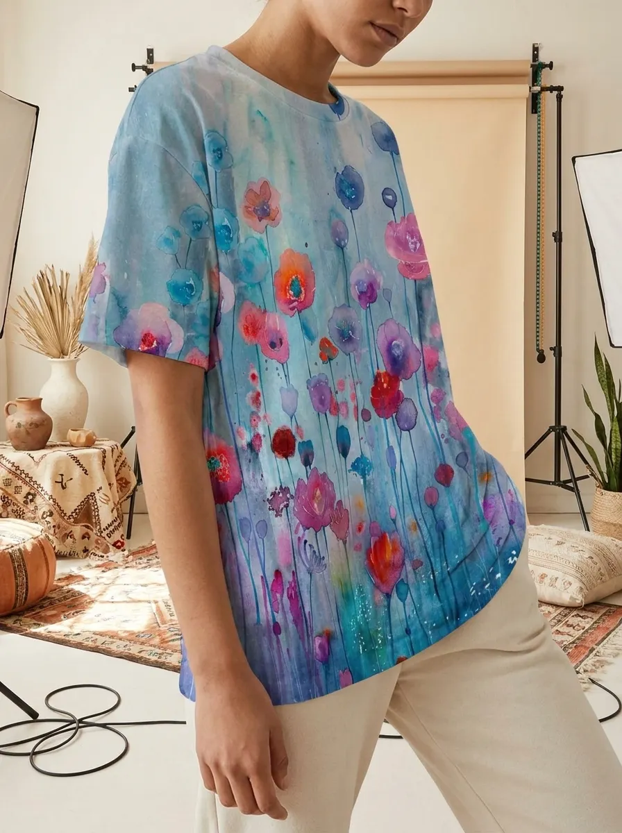Floral Print T-shirt