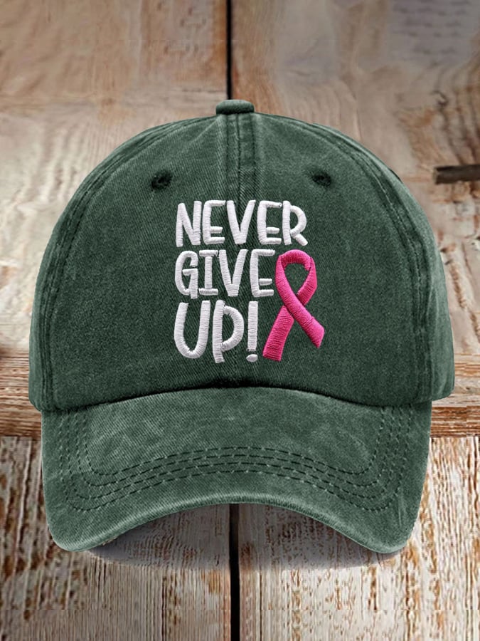 🩷Nobody Fights Alone🩷Never Give Up Pink Ribbon Breast Cancer Awarene