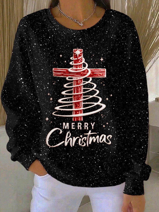 Women's Casual Christmas Sweatshirt