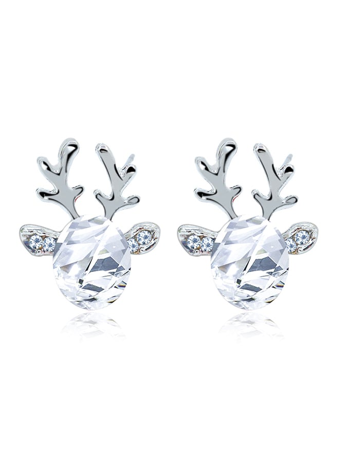 Women's Christmas Elk Stud Earrings