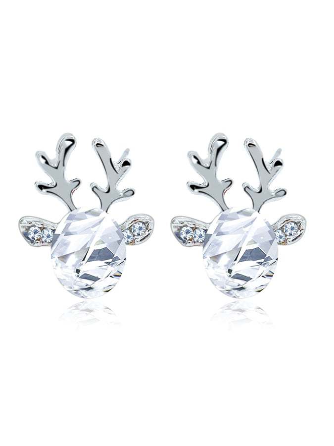 Women's Christmas Elk Stud Earrings