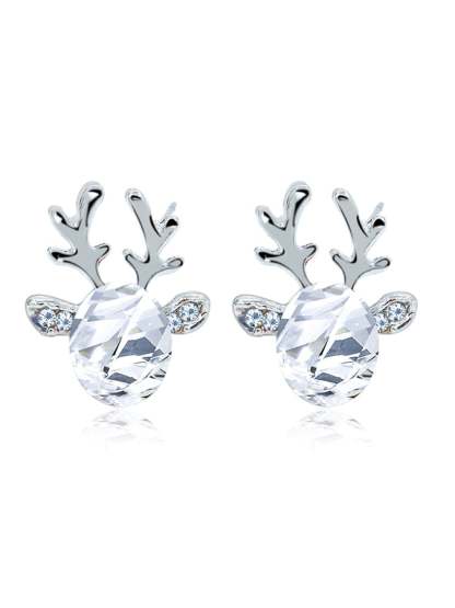 Women's Christmas Elk Stud Earrings