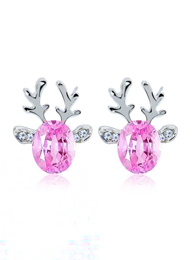 Women's Christmas Elk Stud Earrings