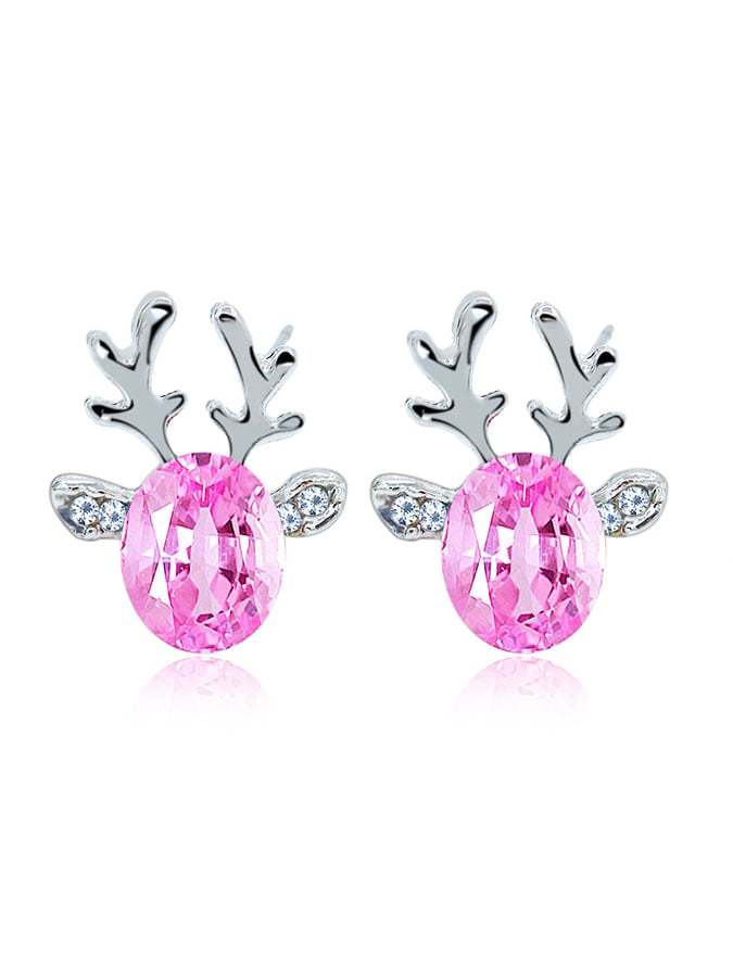 Women's Christmas Elk Stud Earrings