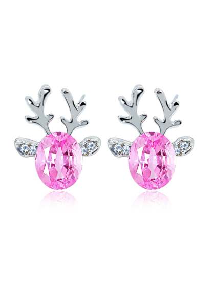 Women's Christmas Elk Stud Earrings