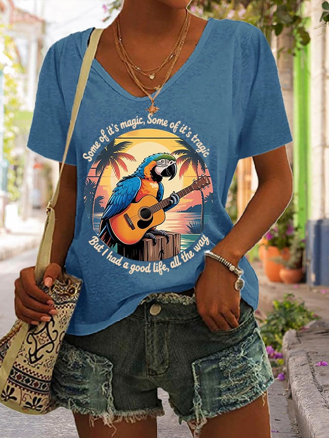 Women's Some Of It’s Magic Some Of It’s Tragic Print T-Shirt