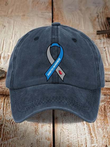 Casual Diabetes Awareness Baseball Cap