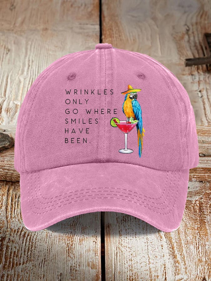 Retro Memorial Highway Print Baseball Cap