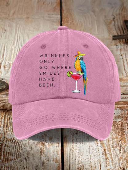 Retro Memorial Highway Print Baseball Cap